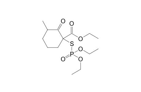 Ethyl 1-[(diethoxyphosphoryl)sulfanyl]-3-methyl-2-oxocyclohexane-1-carboxylate