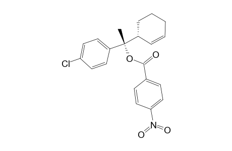 4-NITROBENZOIC-ACID-(1R*)-1-(4-CHLOROPHENYL)-1-[(1S*)-CYCLOHEX-2-ENYL]-ETHYLETHER
