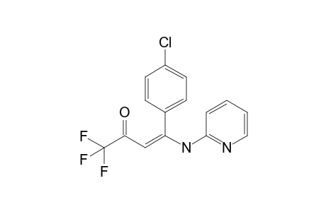 N-[1-(4-Chlorophenyl)-3-oxo-4,4,4-trifluorobut-1-en-1-yl]-2-aminopyridine