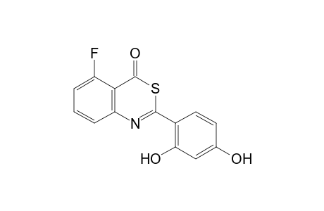 2-(2,4-Dihydroxyphenyl)-5-fluoro-4H-3,1-benzothiazin-4-one