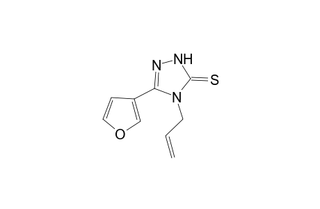 1H-1,2,4-Triazole-5(4H)-thione, 4-allyl-3-(3-furyl)-