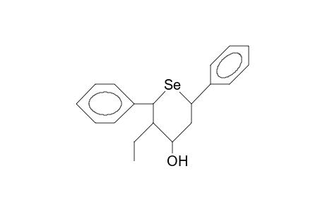 R-2,cis-6-Diphenyl-trans-3-ethyl-4-selenanol