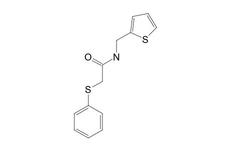 2-(phenylthio)-N-(2-thenyl)acetamide