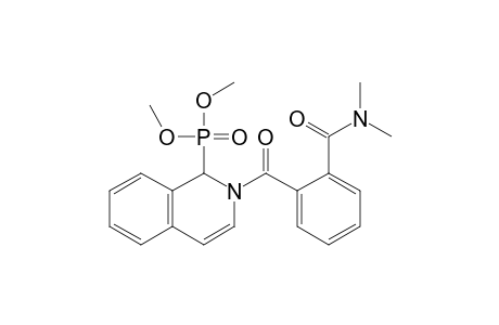 Phosphonic acid, [2-[2-[(dimethylamino)carbonyl]benzoyl]-1,2-dihydro-1-isoquinolinyl]-, dimethyl ester