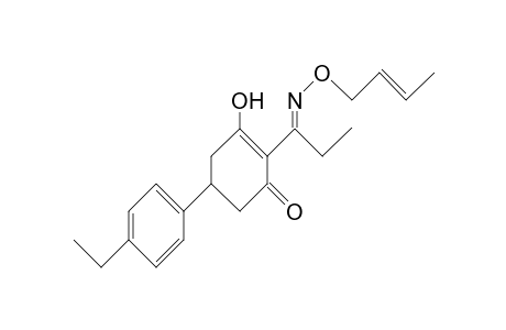 2-Cyclohexen-1-one, 2-[1-[(2-butenyloxy)imino]propyl]-5-(4-ethylphenyl)-3-hydroxy-