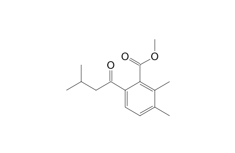 2,3-Dimethyl-6-(3-methyl-butyryl)-benzoic acid, methyl ester