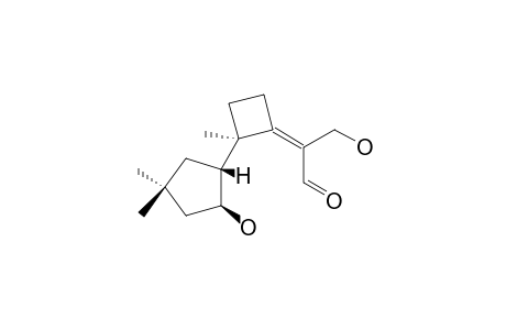 (2Z)-3-hydroxy-2-[(2R)-2-[(1R,2S)-2-hydroxy-4,4-dimethyl-cyclopentyl]-2-methyl-cyclobutylidene]propionaldehyde