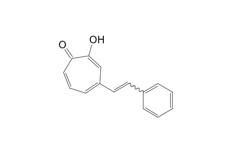 2-hydroxy-4-styryl-2,4,6-cycloheptatrien-1-one
