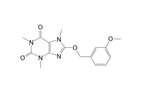 8-((3-Methoxybenzyl)oxy)-1,3,7-trimethyl-1H-purine-2,6(3H,7H)-dione (isomer 1)