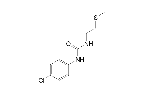1-(p-chlorophenyl)-3-[2-(methylthio)ethyl]urea