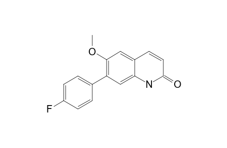 7-(4-Fluorophenyl)-6-methoxyquinolin-2(1H)-one