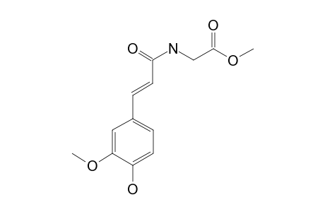 (2E)-METHYL-[3-(4-HYDROXY-3-METHOXYPHENYL)-ACRYLOYLAMINO]-ACETATE