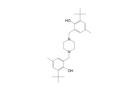 2-tert-Butyl-6-([4-(3-tert-butyl-2-hydroxy-5-methylbenzyl)-1-piperazinyl]methyl)-4-methylphenol