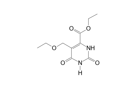 2,6-dioxo-5-(ethoxymethyl)-1,2,3,6-tetrahydro-4-pyrimidinecarboxylic acid, ethyl ester