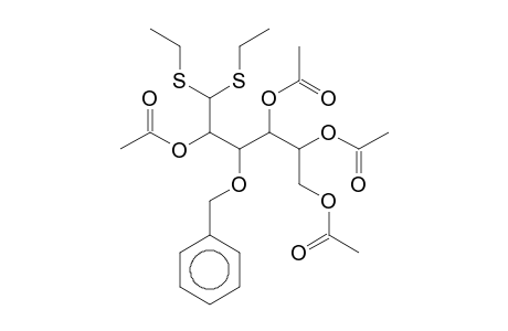 Acetic acid, 2,3,5-triacetoxy-4-benzyloxy-6,6-bisethylsulfanylhexyl ester