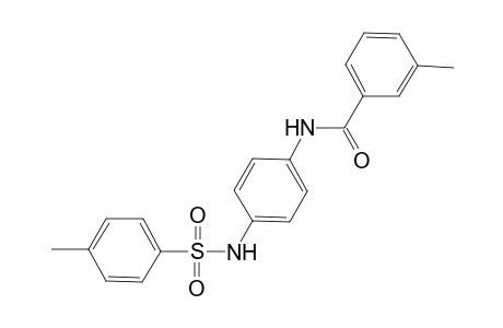 3-methyl-N-(4-{[(4-methylphenyl)sulfonyl]amino}phenyl)benzamide