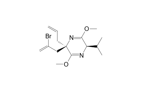 (2R,5R)-5-(2-bromanylprop-2-enyl)-3,6-dimethoxy-2-propan-2-yl-5-prop-2-enyl-2H-pyrazine