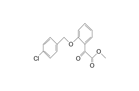 Benzeneacetic acid, 2-[(4-chlorophenyl)methoxy]-alpha-oxo-, methyl ester