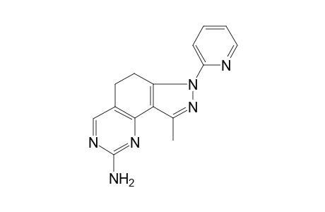 6H-Pyrazolo[3,4-H]quinazoline, 2-amino-9-methyl-7-(pyridin-2-yl)-5,7-dihydro-