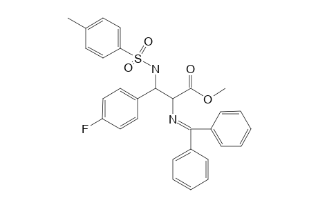 syn and Anti-methyl 2-[(diphenylmethylene)amino]-3-(4-methylphenylsulfonamide)-3-(p-fluorophenyl)propanoate