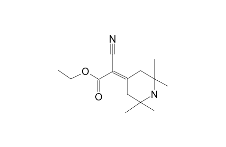 Cyano(2,2,6,6-tetramethylpiperidin-4-ylidene)acetic acid, ethyl ester