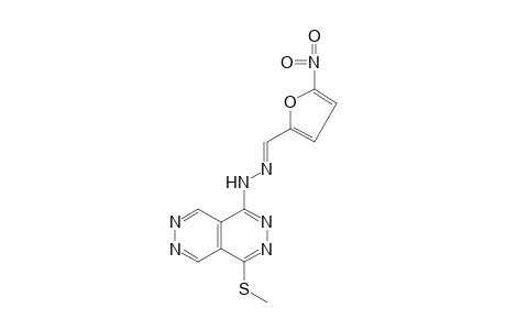 5-NITRO-2-FURALDEHYDE, [4-(METHYLTHIO)PYRIDAZINO[4,5-d]PYRIDAZIN-1-YL]HYDRAZONE