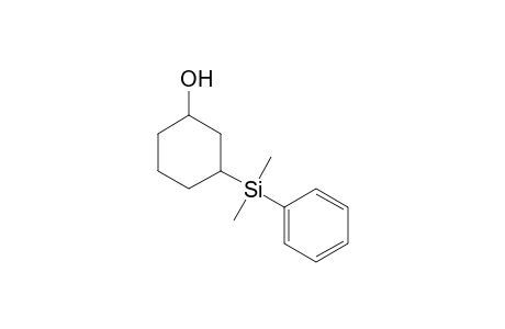 3-Dimethyl(phenyl)silylcyclohexanol