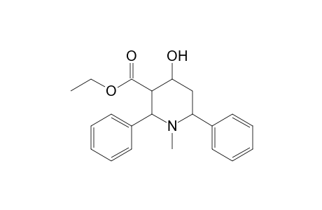 2,6-DIPHENYL-4-HYDROXY-1-METHYLNIPECOTIC ACID, ETHYL ESTER (ISOMER)