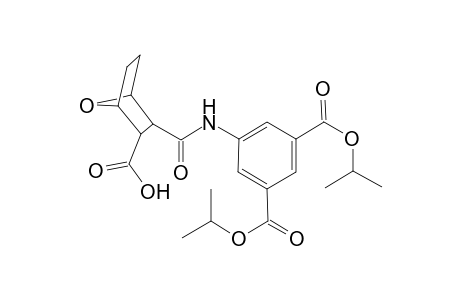 3-{[3,5-bis(Isopropoxycarbonyl)anilino]carbonyl}-7-oxabicyclo[2.2.1]heptane-2-carboxylic acid