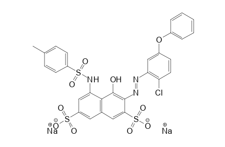 5-Chloro-2-phenoxyaniline->N-p-tolylsulfonyl-H=acid