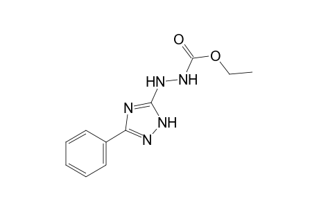 3-(3-phenyl-s-triazol-5-yl)carbazic acid, ethyl ester