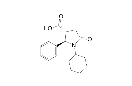 Trans-1-cyclohexyl-5-oxo-2-phenyl-3-pyrrolidinecarboxylic acid