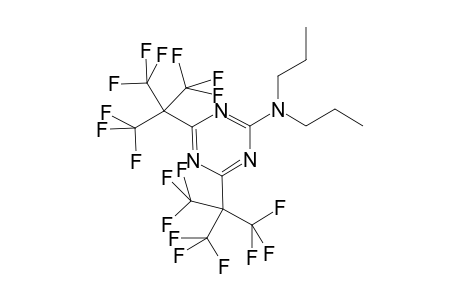N,N-Dipropyl-4,6-bis[2,2,2-trifluoro-1,1-bis(trifluoromethyl)ethyl]-1,3,5-triazin-2-amine