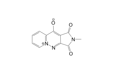 4-Hydroxy-2,3-(N-methyldicarboximido)pyrido[1,2-b]pyridazinium inner salt