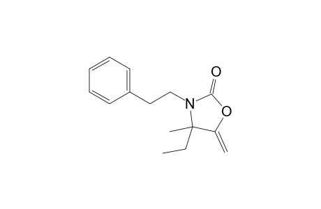 4-Ethyl-4-methyl-5-methylene-3-phenethyl-oxazolidin-2-one