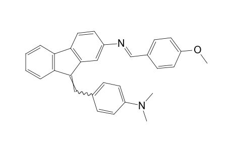 9-[p-dimethylamino)benzylidene]-N-(p-methoxybenzylidene)fluoren-2-amine