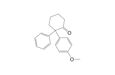 2-(4-Methoxyphenyl)-2-phenyl-1-cyclohexanone