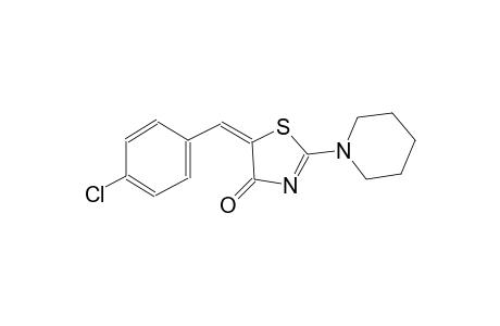 (5E)-5-(4-chlorobenzylidene)-2-(1-piperidinyl)-1,3-thiazol-4(5H)-one