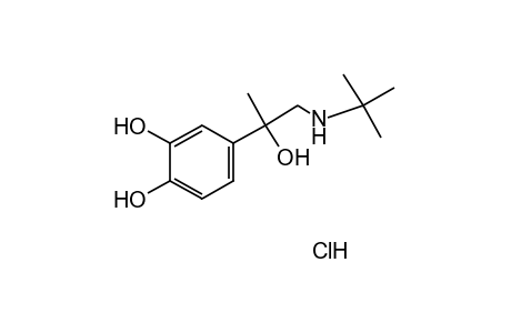 alpha-[(tert-butylamino)methyl]-3,4-dihydroxy-alpha-methylbenzyl alcohol, monohydrochloride