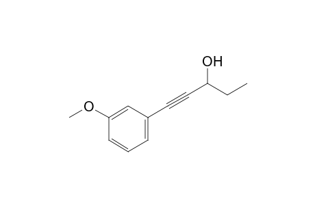 1-(3-Methoxyphenyl)-1-pentyn-3-ol