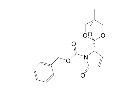 (2S)-2-(4-Methyl-2,6,7-trioxabicyclo[2.2.2]oct-1-yl)-5-oxo-2,5-dihydropyrrole-1-carboxylic acid benzyl ester