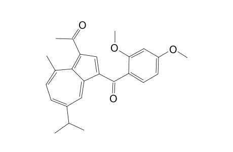 1-[3-(2,4-Dimethoxybenzoyl)-5-isopropyl-8-methylazulen-1-yl]ethanone