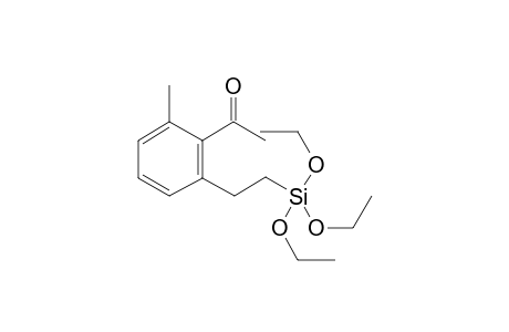 2-Methyl-6-[2-(triethoxysilyl)ethyl]acetophenone