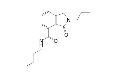 N-butyl-3-oxo-2-propyl-4-isoindolinecarboxamide