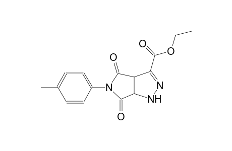 3-ethoxycarbonyl-5-(4-methylphenyl)-4,6-dioxo-1,3a,4,5,6,6a-hexahydropyrrolo[3,4-c]pyrazole