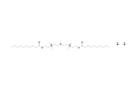 [(methylimino)diethylene]bis[dimethyl(2-hydroxyethyl)ammonium] dibromide, didecanoate (ester)