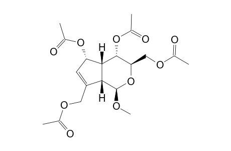 #15;[1-R-(1-ALPHA,3-ALPHA,4-BETA,4A-ALPHA,5-BETA,7A-ALPHA)]-4,5-DIACETOXY-3,7-[(DIACETOXY)-METHYL]-3,4,4A,5,7A-PENTAHYDRO-1-METHOXY-CYCLOPENTA-[C]-PYRAN