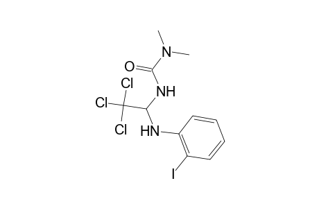 1,1-Dimethyl-3-[2,2,2-trichloro-1-(2-iodo-phenylamino)-ethyl]-urea