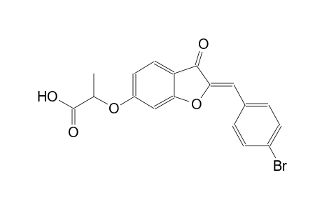 propanoic acid, 2-[[(2Z)-2-[(4-bromophenyl)methylene]-2,3-dihydro-3-oxobenzofuranyl]oxy]-