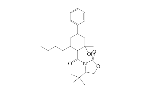 4-tert-Butyl-3-(6-butyl-2-hydroxy-2-methyl-4-phenyl-cyclohexanecarbonyl)-oxazolidin-2-one